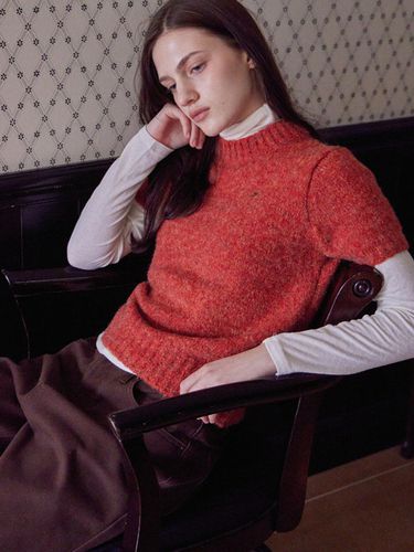 VIVI KNIT TOP_2COLORS_ORANGE - HAINT - Modalova