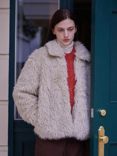 JENNY ECO FUR JACKET - HAINT - Modalova