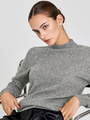 Whole garment half-neck wool knitwear - MOONT - Modalova