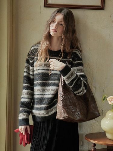 PM_Fair isle wool knit sweater - Proud Mary - Modalova