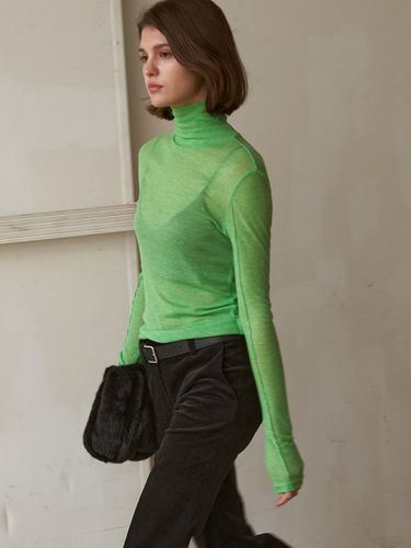 WOOL PINTUCK TURTLE NECK_5color/ - SIGREAT - Modalova