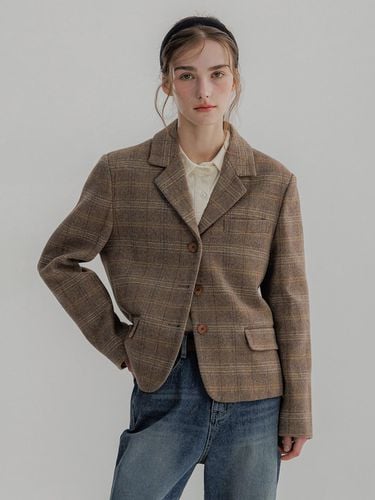 Heritage Classic Check Wool Jacket - PANDORAFIT - Modalova