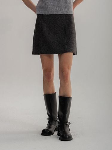 Pond Wool Short Skirt - PANDORAFIT - Modalova