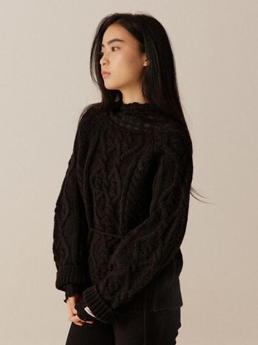 Elegant Fisherman Knitwear - Black - lienlier - Modalova