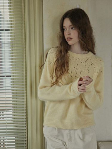 PM_Soft crochet knit sweater_2color - Proud Mary - Modalova