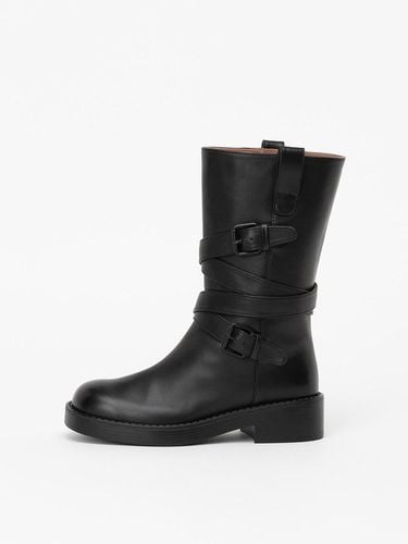 Fabiola Biker Boots in ROAST BLACK - CHAUSSURE LAPIN - Modalova