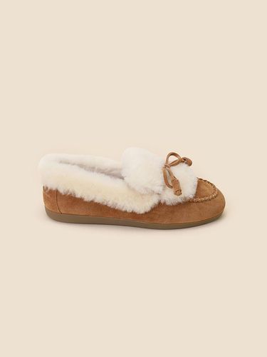 Fur ribbon loafer ()_DG1DW24701BEE - SUECOMMA BONNIE - Modalova