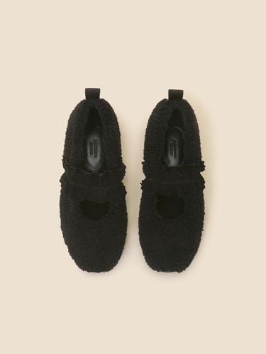 Casual fur mary jane snakers ()_DG4DW24702BLK - SUECOMMA BONNIE - Modalova