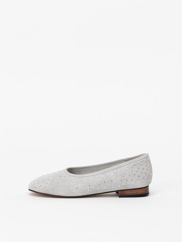 Pandora Embellished Flat Shoes in LIGHT GRAY - CHAUSSURE LAPIN - Modalova