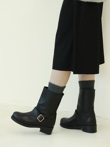 Manica Middle Boots_Black 4cm 219229 - ODR - Modalova