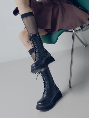 Rodni Platform Walker Boots/ Black [Rodney Platfor - JUJUVI - Modalova