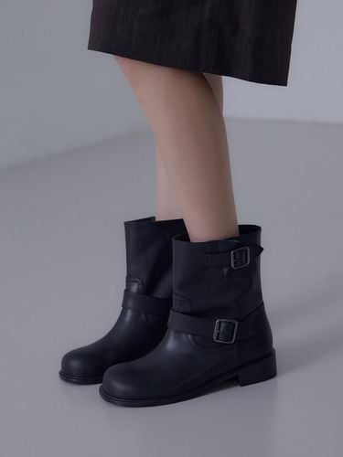 Bellus Wide Boots / Black [Belus Platform Boots/ B - JUJUVI - Modalova