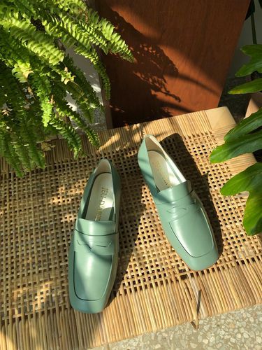 Square toe classic jane loafer mint - jeu d`art - Modalova