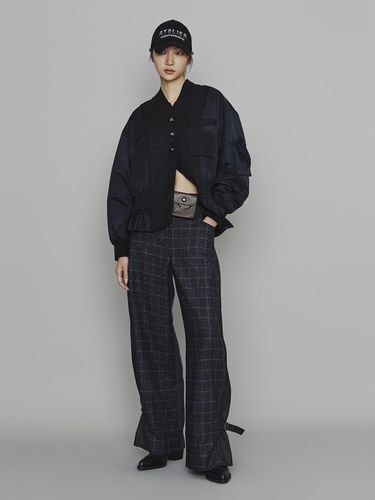 Atelier] Check Herringbone Mix Pants ()_LFPNW - LUCKY CHOUETTE - Modalova