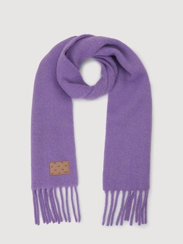 Alpaca Blend Muffler (violet)_LXAJW24410VLT - LUCKY CHOUETTE - Modalova