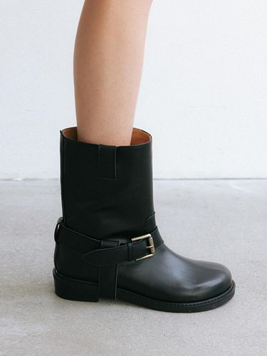 Rudi Biker Boots [C4F04BK] - CHIELEI - Modalova