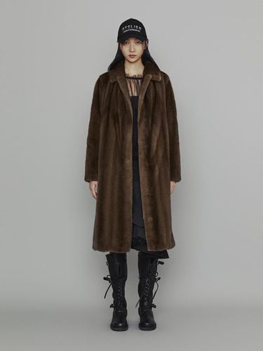 Atelier] Natural Long Coat ()_LFOAW24880BRX - LUCKY CHOUETTE - Modalova