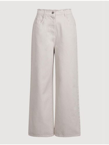 Atelier] Denim Wide Pants (light beige)_LFPDW2485 - LUCKY CHOUETTE - Modalova