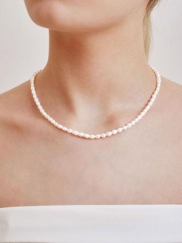 Silver925] NC015 Freshwater Pearl Bead Necklace - TOU - Modalova