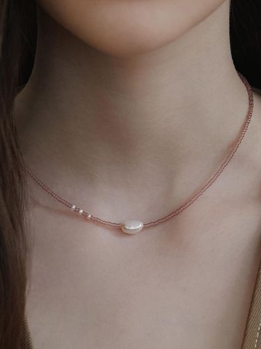 Silver 925) Blush Pearl Beads Necklace NZ2442 - TATIANA - Modalova