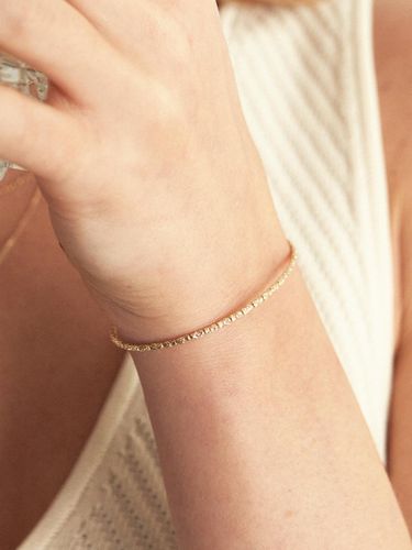 K Glitter Wire Bangle Bracelet (14K ) #LFB04 - LUNNE - Modalova