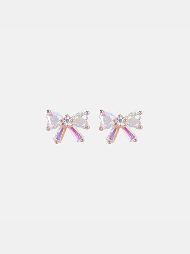 Diana Color Crystal Ribbon Earrings - JUDY AND PAUL - Modalova