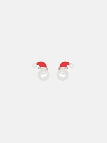 Christmas Santa hat pearl earrings - JUDY AND PAUL - Modalova