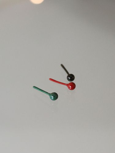 Ceramic ball needle earrings - modernlike - Modalova