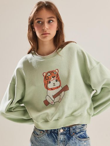 Tigerabbit sweatshirt_mint / FW/ Y3SWT03 [2colors] - YUGADANG - Modalova