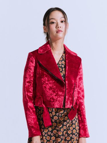 Red velvet rider jacket_red / FW / Y3SFWJK21RED - YUGADANG - Modalova