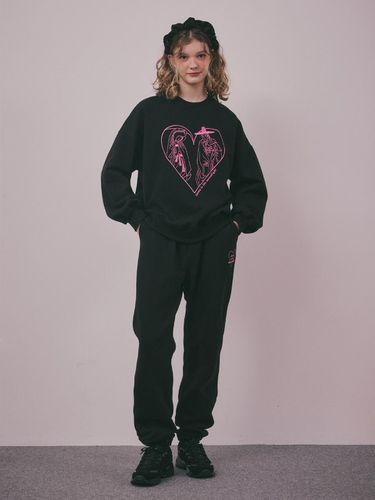 Lovers in the moonlight_sweat pants_black / FW/ Y3 - YUGADANG - Modalova