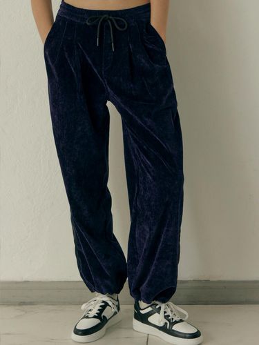 Velvet wide pants_4 colors_Black Navy / FW / Free - YUGADANG - Modalova