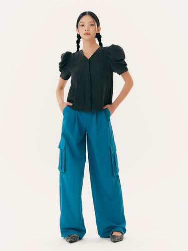 Turquoise cargo pants_Turquoise - YUGADANG - Modalova