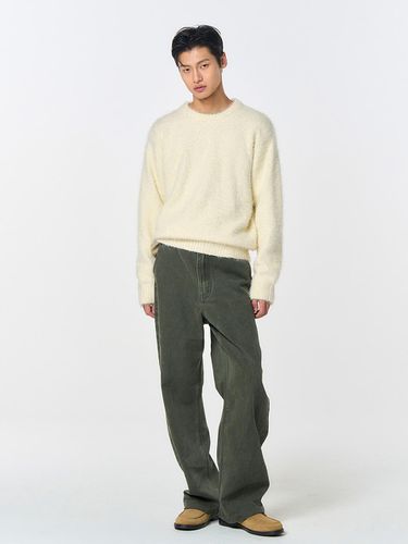 MAN PINK napping straight pants [CHARCOAL] / SBD4M - GENERAL IDEA - Modalova