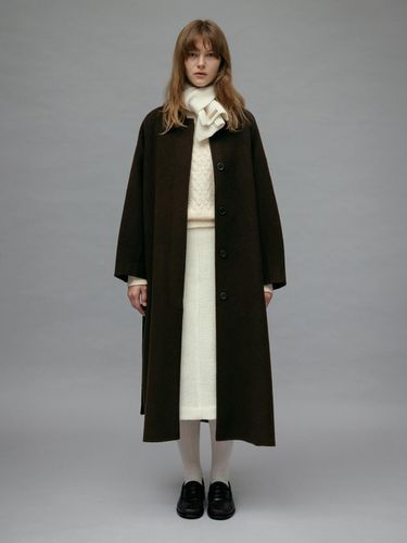 BLEND HANDMADE BALMACAAN COAT - DARK - Carriere - Modalova