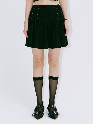 LACE UP BALLET SKIRT_BLACK - NIIER NOR - Modalova