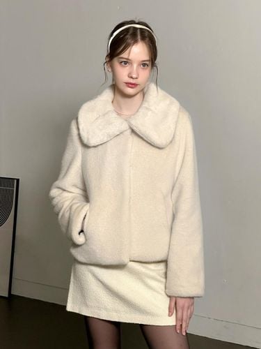 Lautre Collar Fur Jacket - L’autre de min - Modalova