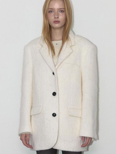 MOHAIR WOOL JACKET (IVORY) - ASURA - Modalova