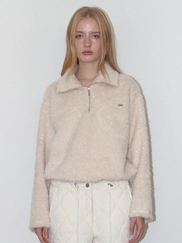 FLUFFY HALF ZIP UP (IVORY) - ASURA - Modalova