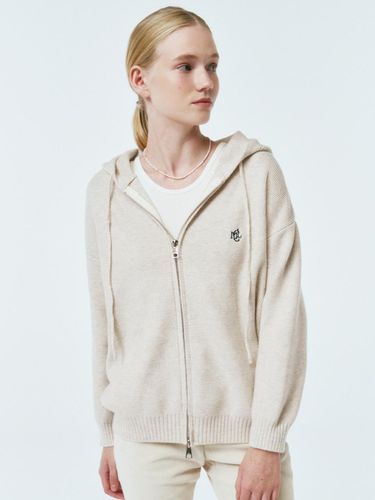 MCL Hooded Knitwear Zip-up (MAEDKC05MIV) - marieclaire - Modalova