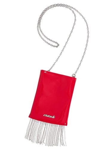 ENAMEL CHAIN FRINGE MINI BAG_RD - CRANK - Modalova