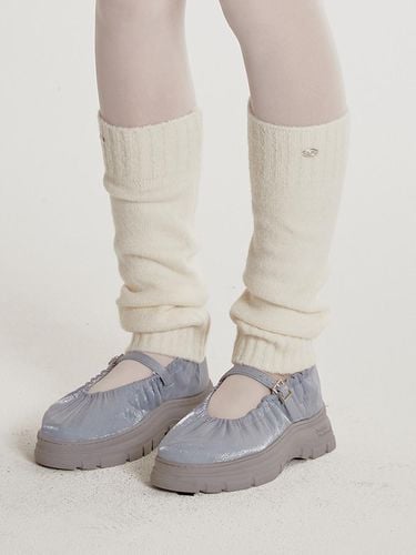 WOOL LEG WARMER_IVORY - CRANK - Modalova