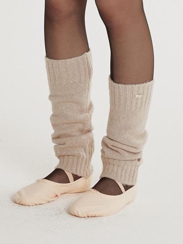 WOOL LEG WARMER_BEIGE - CRANK - Modalova