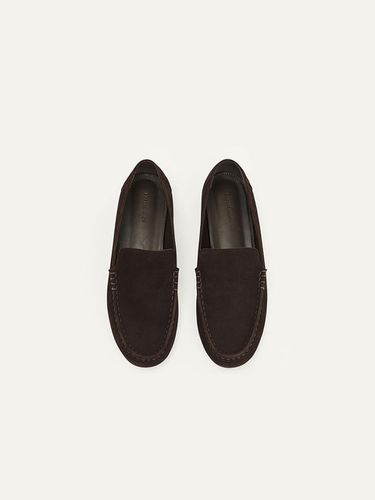 PF24 Bask Suede Loafer Dark - Mocha - KINDERSALMON - Modalova