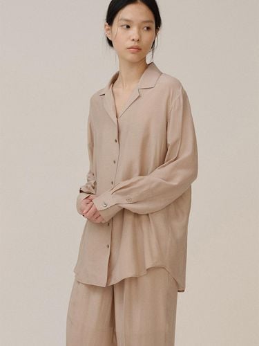 PF24 Silk Blouse Nude - KINDERSALMON - Modalova