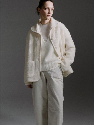 PF24 Harry Alpaca Jacket Cream - KINDERSALMON - Modalova