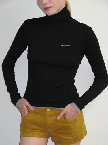 LAYERED BASIC TURTLENECK_BLACK - CRANK - Modalova