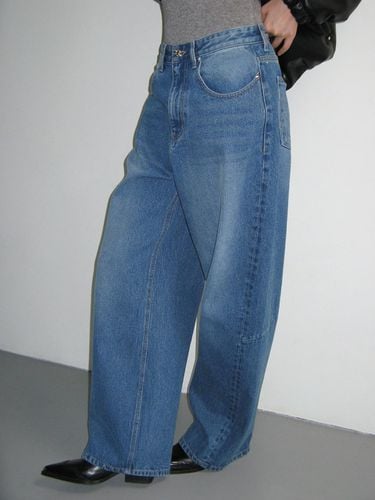 STUD WIDE JEANS_BLUE - CRANK - Modalova