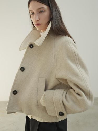 RAGLAN SHORT WOOL COAT / - PAUL&ALICE - Modalova