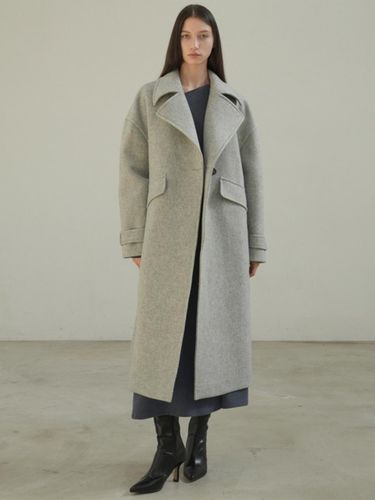 BELTED OVERSIZ WOOL COAT / 3COLOR - PAUL&ALICE - Modalova